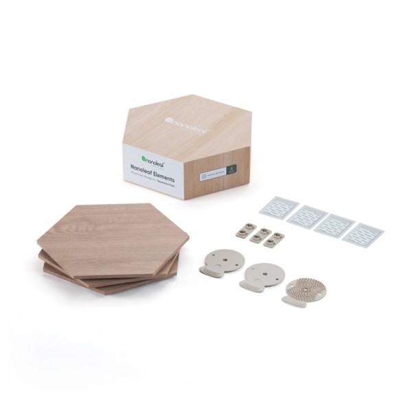 Nanoleaf|Elements Wood Look Hexagons Expansion Pack ...