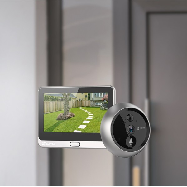 EZVIZ | CS-DP2 Wire-free Peephole Doorbell ...