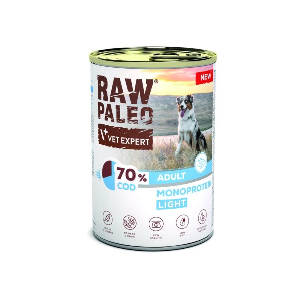 VetExpert Raw Paleo Dorsz/Cod Light Adult ...