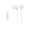 Sony | EX series | MDR-EX15AP | In-ear | White