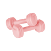 REBEL ACTIVE Bitumen dumbbell set 20kg (2x1kg + 2x2kg + 2x3kg + 2x4kg)