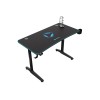 Onex | Gaming Desk w/Cup holder, headset hook, Gamepad holder, Full coverage mouse pad | GD1200H | Black