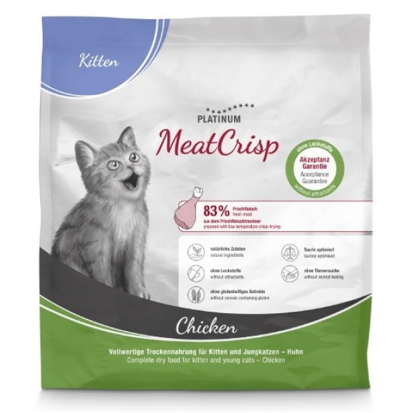 PLATINUM MeatCrisp Kitten Chicken - dry ...