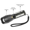LED torch FL-600 with CREE XM-L2 18650 LED / 3x AAA (R03)