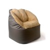 Sako bag pouf Fluffy brown XXL 140 x 90 cm