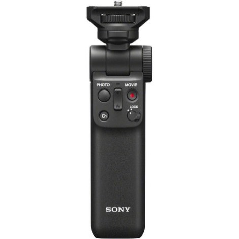 Sony | Shooting Grip | GP-VPT2BT | No cables required (Bluetooth-wireless); Dust and moisture resistant; Flexible tilt function; Quick, easy direction changes; Becomes a stable tripod, leaving both hands free for vlogging and other applications