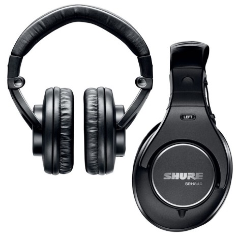 Shure SRH840 Headphones Wired Black