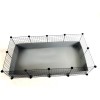 C&C Modular cage 4x2 145 x 75 cm silver