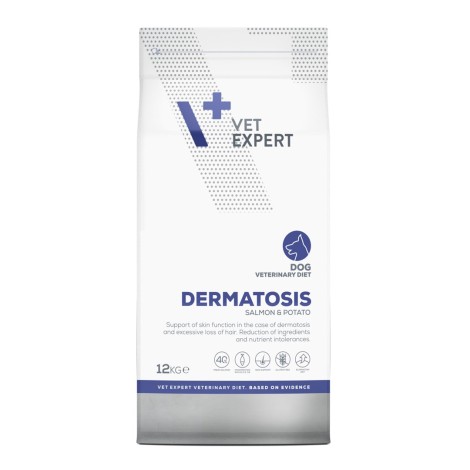 VET EXPERT Veterinary Diet Dermatosis Dog Salmon & Potato - dry dog food - 12 kg