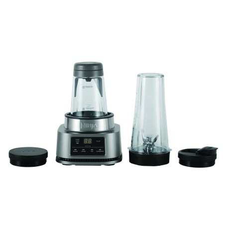 NINJA | Blender 2-in-1 with Smart Torque and Auto-iQ | CB100EU | Tabletop | 1100 W | Jar material Plastic | Jar capacity 0.7 L | Ice crushing | Silver