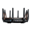 GT-AX11000 Tri-band WiFi Gaming Router | ROG Rapture | 802.11ax | 4804+1148 Mbit/s | 10/100/1000 Mbit/s | Ethernet LAN (RJ-45) ports 4 | Mesh Support Yes | MU-MiMO No | No mobile broadband | Antenna type 8xExternal | 2 x USB 3.1 Gen 1