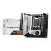 MSI | MPG B650I EDGE WIFI | Processor family AMD | Processor socket AM5 | DDR5 DIMM | Memory slots 2 | Supported hard disk drive interfaces 	SATA, M.2 | Number of SATA connectors 4 | Chipset AMD B650 | Mini-ITX