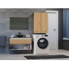 Topeshop POLA MINI DD ANT/ART bathroom storage cabinet Graphite, Oak