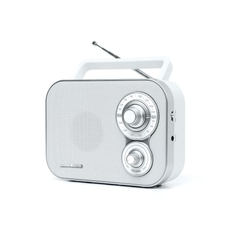 Muse | Portable Radio | M-051RW | AUX in | White