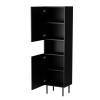 Cabinet JUTA 50x39.5x190 black + linol calabria