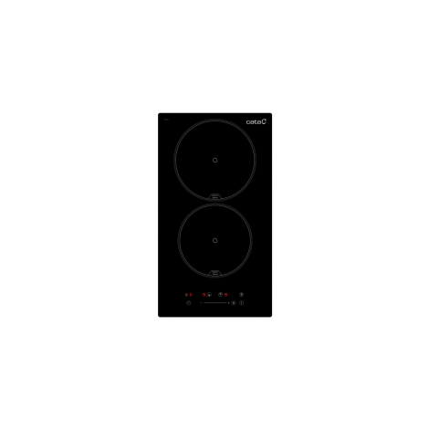 CATA | Hob | ISB 3102 BK | Induction | Number of burners/cooking zones 2 | Slider | Timer | Black
