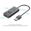 SOUND CARD ADAPTER USB/0.15M CDRBB VENTION