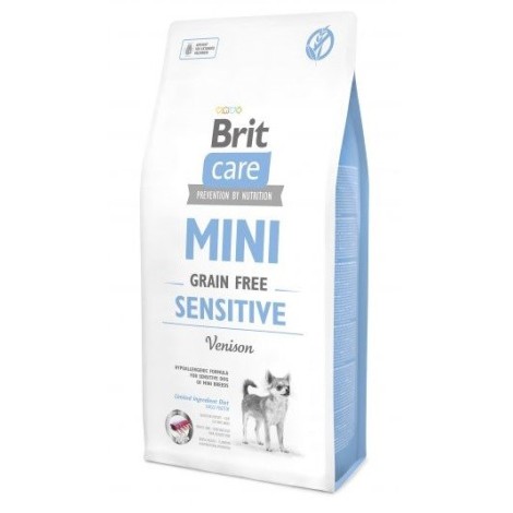 BRIT Care Mini Sensitive Venison - dry dog food - 7 kg