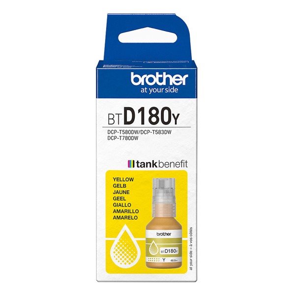 Brother BTD180Y Yellow Ink Bottle | ...