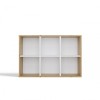 MALAX MINI 2X3 ARTISAN/WHITE BOOKCASE