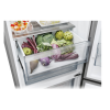 Candy Refrigerator | CNCQ4T620CX | Energy efficiency class C | Free standing | Combi | Height 205 cm | No Frost system | Fridge net capacity 289 L | Freezer net capacity 120 L | Display | 35 dB | Inox