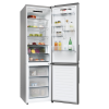 Candy Refrigerator | CNCQ2T620EX | Energy efficiency class E | Free standing | Combi | Height 205 cm | No Frost system | Fridge net capacity 289 L | Freezer net capacity 120 L | Display | 38 dB | Stainless Steel