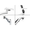 DIGITUS Workstation Monitor Wall Mount