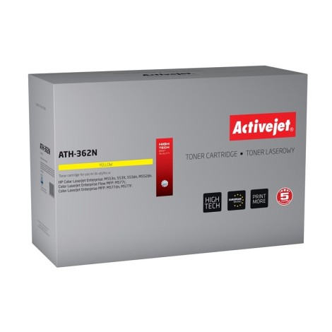 Activejet ATH-362N Toner (replacement for HP 508A CF362A; Supreme; 5000 pages; yellow)