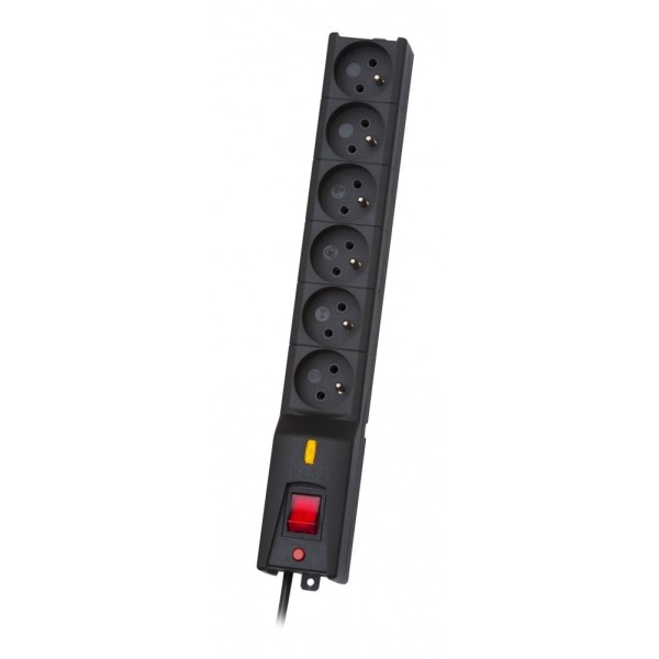 LESTAR 1966004697 Black 6 AC outlet(s) ...