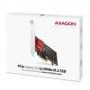 AXAGON PCIe 2x NVMe M.2 Controller | PCEM2-ND