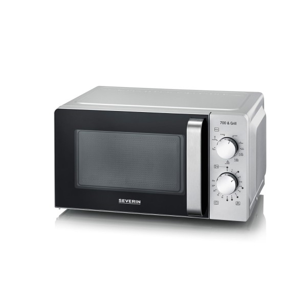 Severin MW 7780 microwave Black, Silver ...