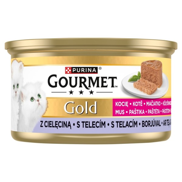 PURINA Gourmet Gold Kitten Veal mousse ...