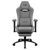 Aerocool ROYALASHGR Premium Ergonomic Gaming Chair Legrest Aeroweave Technology Grey