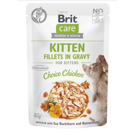 BRIT Care Cat Kitten Choice Pouch - wet cat food - 85 g