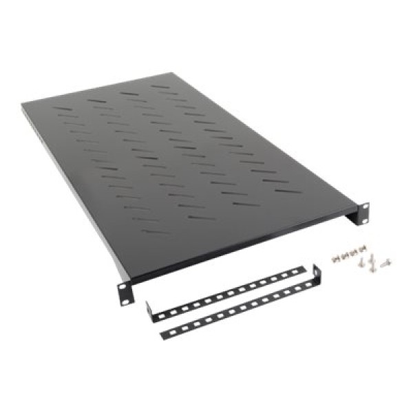 LANBERG 19 fixed shelf 1U/483x900mm