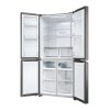 Haier Side by side Refrigerator HCR3818ENMD (467L; dark inox)