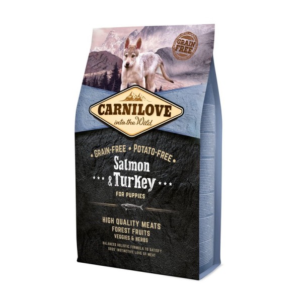 CARNILOVE Salmon&Turkey Puppies - dry puppy ...