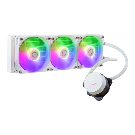 Cooler Master | MasterLiquid 360L Core ARGB White | CPU Liquid Cooler