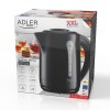 Adler Kettle | AD 1244 | Electric | 1850 W | 2.5 L | Plastic | 360° rotational base | Black