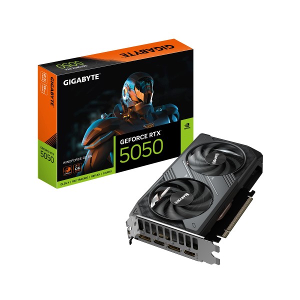Graphics Card|GIGABYTE|NVIDIA GeForce RTX 5050|8 GB|GDDR6|128 ...