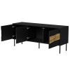 Cama INSERTO 3D TV cabinet 143.5x40x61.5 black + LED