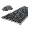 Dell | Keyboard and Mouse | KM7120W | Keyboard and Mouse Set | Wireless | Batteries included | RU | Bluetooth | Titan Gray | Numeric keypad | Wireless connection