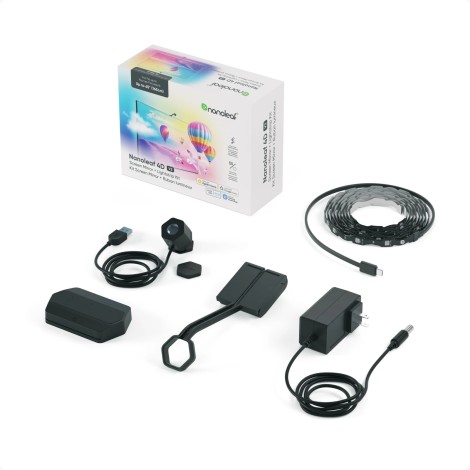 Nanoleaf 4D V2 TV Screen Mirror + Light Strips Kit (for TV & Monitor up to 65'')|Nanoleaf