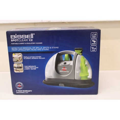 SALE OUT. Bissell SPOTCLEAN C2 Portable Carpet & Upholstery Cleaner, Titanium, Silver Gray&Cha Cha Lime | Bissell | Carpet and Upholstery Cleaner | 20671 SpotClean C2 | Corded operating | 340 W | Titanium/Silver Gray/Cha Cha Lime | Warranty 24 month(s) | 