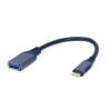 I/O ADAPTER USB-C TO USB OTG/GREY A-USB3C-OTGAF-01 GEMBIRD
