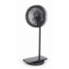 Gembird | TA-WPC10-LEDFAN-01 Desktop Fan With Lamp And Wireless Charger | N/A | Phone or tablet with built-in Qi wireless charging