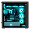 Case|ARCTIC|Xtender VG (Mirror Black)|Case product features Transparent panel|Not included|Colour Black|ACPCC00019A