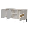 Cama INSERTO 3D chest of drawers 143.5x40x80 cashmere + LED