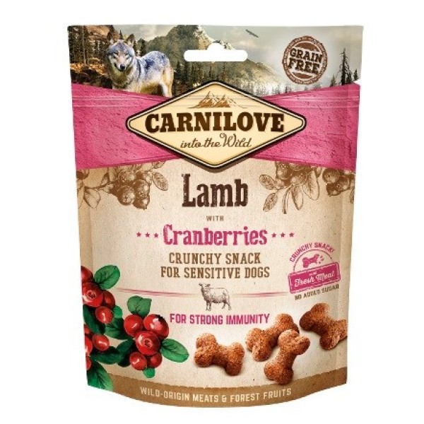 CARNILOVE Fresh Crunchy Lamb+Cranberry dog treat ...
