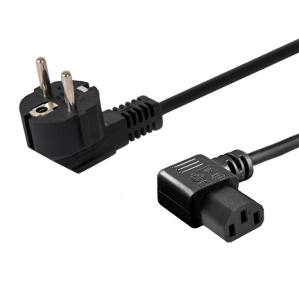 SAVIO Power cable Schuko (M) angled ...